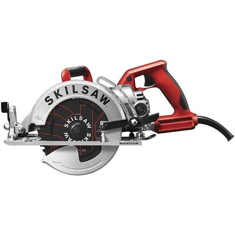 SKILSAW SPT77WML-01 15 Amp 7-1/4 in. Corded Lightweight Magnesium Worm Drive Circular Saw 