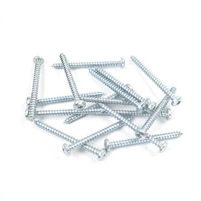 #12 3 in. Steel Tapping Screw Pan Square Socket Screws Type A (1,000 per Box)