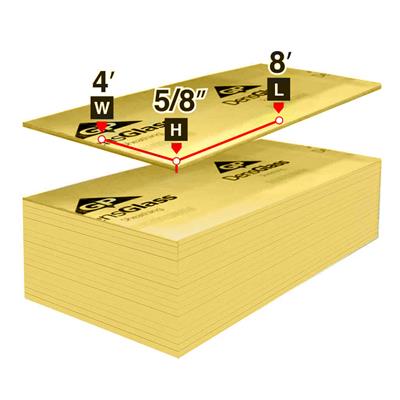 DensGlass Gold 5/8 in. x 4 ft. x 8 ft. Type X Exterior Wall Sheathing