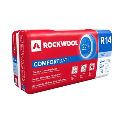 ROCKWOOL COMFORTBATT R14 3.5 in. X 15.25 in. X 47 in. Wood Stud Insulation