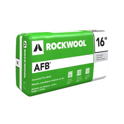 ROCKWOOL AFB 6 in. x 16 in. x 48 in. Acoustical Fire Batts (32 sq. ft. per Bag)