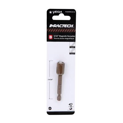 VEGA P165MN516-C1 5/16 in. x 2-9/16 in. Impactech Gunmetal Bronze Magnetic Nutsetter