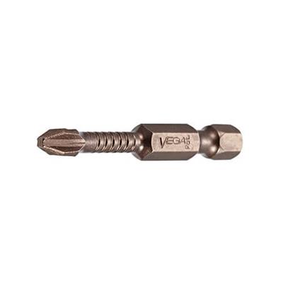 VEGA P190P2A-C5 #2 x 3-1/2 in. Phillips Drive Impactech Gunmetal Bronze Power Bit (5-Pack)