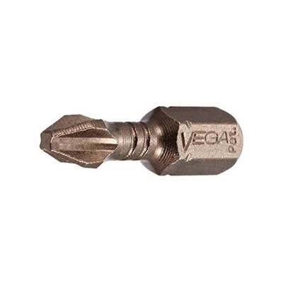 VEGA P125P1A-C5 #1 x 1 in. Phillips Drive Impactech Gunmetal Bronze Insert Bit (5-Pack)