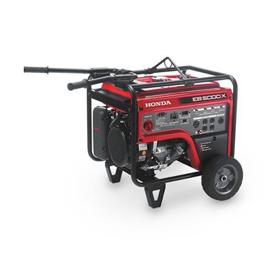 HONDA EB5000X 5000 Watt 4-Stroke iGX390T2 Gas Wheeled Full Frame Generator with GFCI Outlet