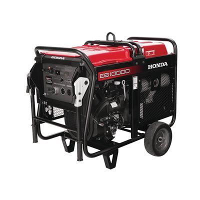 HONDA EB10000C 10000 Watt 4-Stroke GX630H Gas Wheeled Full Frame Electric Start Generator with GFI Outlet