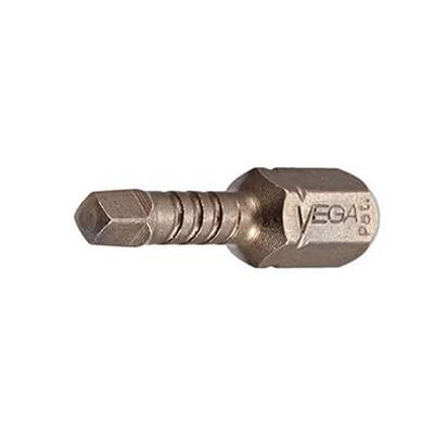 VEGA P125R1A-C2 #1 x 1 in. Square Drive Impactech Gunmetal Bronze Insert Bit (2-Pack)