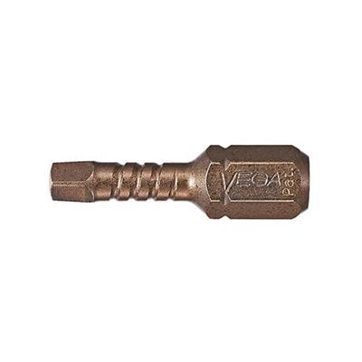 VEGA P125R2A-C5 #2 x 1 in. Square Drive Impactech Gunmetal Bronze Insert Bit (5-Pack)