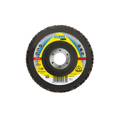 KLINGSPOR 321648 SMT 324 Extra 5 in. x 7/8 in. x 60 Grit Flat Abrasive Mop Disc For Stainless Steel And Steel