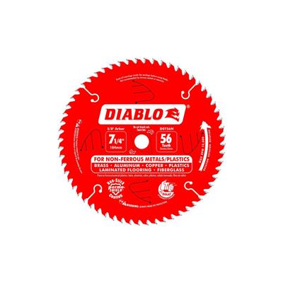Freud Diablo D0756N 7-1/4 in. 56-Tooth Super Density Micro-Grain Carbide Tipped Aluminum Cutting Saw Blade