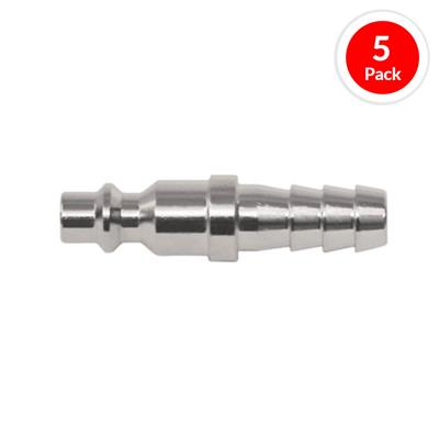 DuraDrive MP30H-5 3/8 in. Brass Barbed Quick-Connect Coupler Air Hose Fitting (5-Pack)