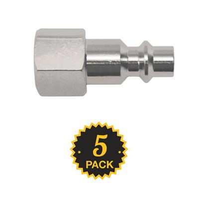 DuraDrive MP20F-5 1/4 in. Female Plug Coupler Air Hose Fitting (5-Pack)