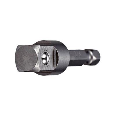 VEGA 150ADB38 2 in. x 3/8 in. Hex Shank Ball Lock Gunmetal Grey Male Socket Adapter and Extension (5-Pack)