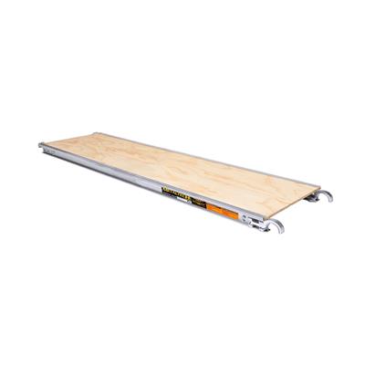 MetalTech M-MPP719 7 ft. x 19 in. Aluminum Scaffold Platform with Plywood Deck