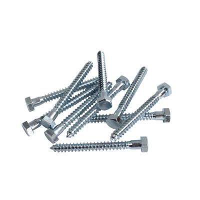 H Paulin 5/16 in. x 3 in. Zinc Coated Hex Head Lag Bolts (500-Box)