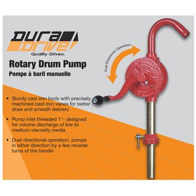 DuraDrive GNB/25/3R/SPL Cast Iron Rotary Drum Pump