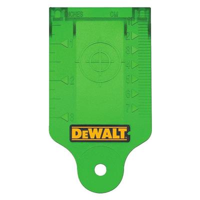 DEWALT DW0730G Green Laser Target Card