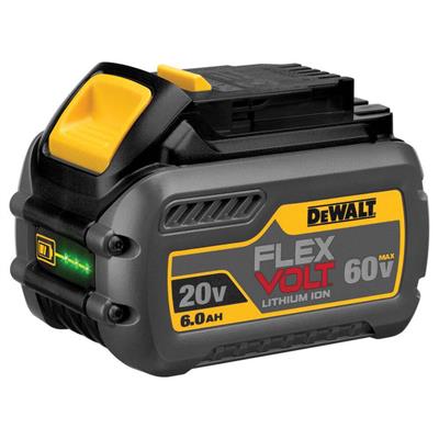 DEWALT DCB606 FLEXVOLT 20-Volt/60-Volt 6.0-Ah MAX Lithium-Ion Battery