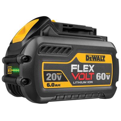 DEWALT DCB606 FLEXVOLT 20-Volt/60-Volt 6.0-Ah MAX Lithium-Ion Battery