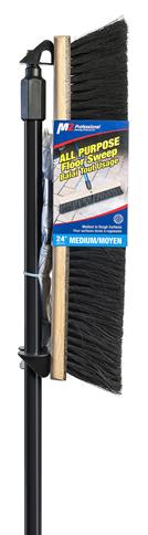 M2 PB-610-T24 24 in. Side Clipped Tampico Push Broom