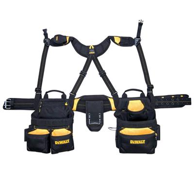 DEWALT DG5617 20-Pocket Pro Framers Combo Apron and Yoke-Style Suspenders