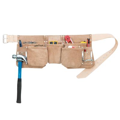 Kuny's AP625 11-Pocket Journeyman Heavy-Duty Split Leather Carpenter Apron