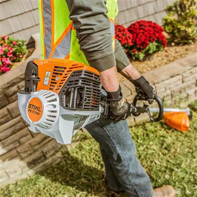 STIHL FS111RX 31.4cc Easy-Start D-Loop Handle Gasoline-Powered Brushcutter/String Trimmer with Extra Large Fuel Tank