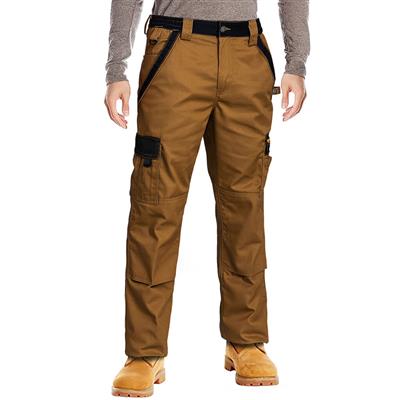 DuraDrive Men's TRADESMAN British Tan Two Tone Work Pants