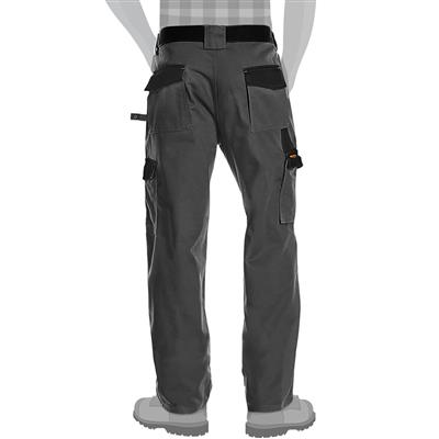 DuraDrive Men's TRADESMAN Grey Two Tone Double Knee Cargo Work Pants