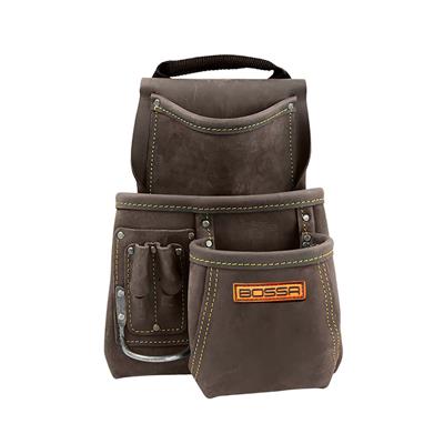 BOSSA 6-Pocket Full Grain Leather Component Pouch