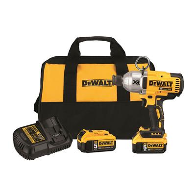 DEWALT DCF898P2 20-Volt MAX XR Lithium-Ion 7/16 in. Brushless High Torque Impact Wrench with Quick Release Chuck Kit