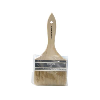 Crown Meakins 030040 4 in. White Bristle Straight Paint Brush