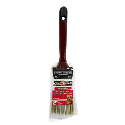 Crown Meakins 029620 2 in. Semi-Pro Polyester/Nylon Bristle Angle Paint Brush