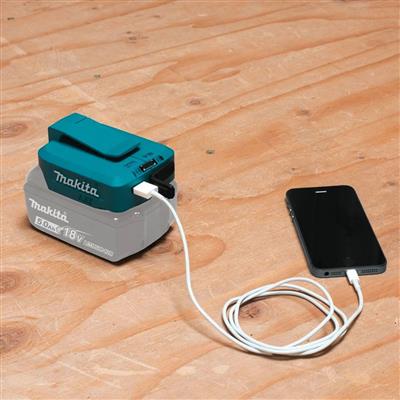 Makita ADP05 18-Volt LXT Lithium-Ion Cordless Power Source Adapter with 2 USB Ports