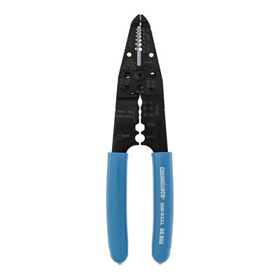 CHANNELLOCK 908 10-22 8.25 in. AWG CHANNELLOCK 908 Wire Stripper / Bolt Cutter / Crimper Carded