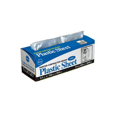 Ralston 305-00 9 ft. x 400 ft. Painter's Clear Plastic Sheet