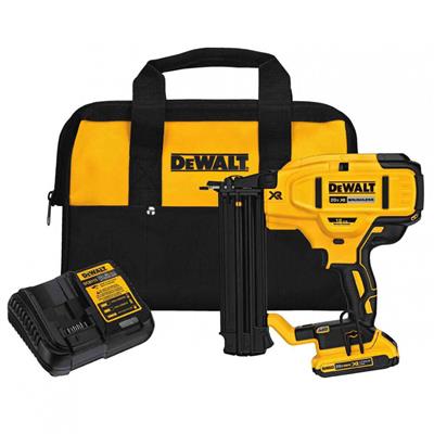 DEWALT DCN680D1 20V MAX XR Brad Nailer Kit 18GA