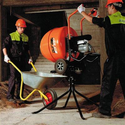 DuraDrive DCM140 140-Litre Portable Electric Concrete Mixer with Stand