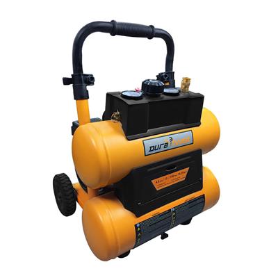 DuraTwist 1.8 HP 4.5-Gallon Ultra-Quiet Oil-Free Electric Air Compressor