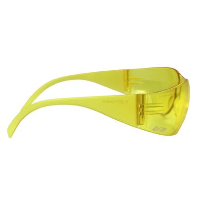 DuraDrive Low Light Amber Lens Intruder Frameless Safety Glasses