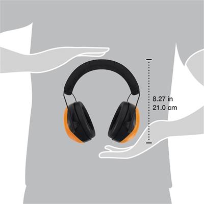 DuraDrive PM8010 Hi-Vis Orange Soft Foam Adjustable Earmuffs