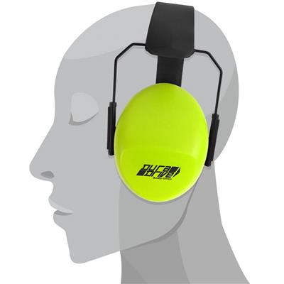 DuraDrive PM8010 Hi-Vis Lime Soft Foam Adjustable Earmuffs