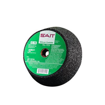 SAIT 26011 5 in. x 2 in. x 5/8-11 in. C16 Plain Backed Tough Grinding Concrete Cup Stone