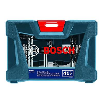 BOSCH MS4041 Drilling, Driving and Socket Mixed Masonry, Wood, Metal and Plastic Bit Set (41-Piece)