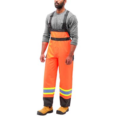 DuraDrive Men's Orange High-Visibility Rain Overall