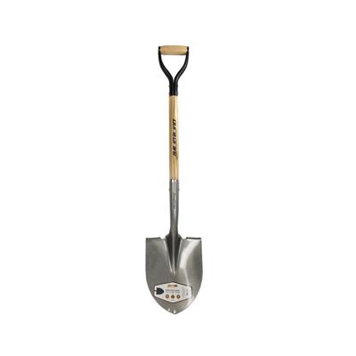 DuraDrive 40 in. Ash Wood D-Handle Round Point Shovel