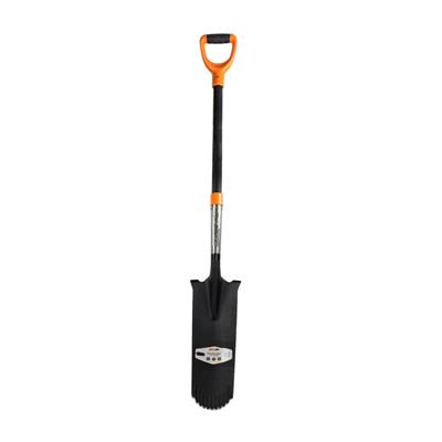 DuraDrive 50 in. Fibreglass D-Handle Carving Drain Spade Shovel