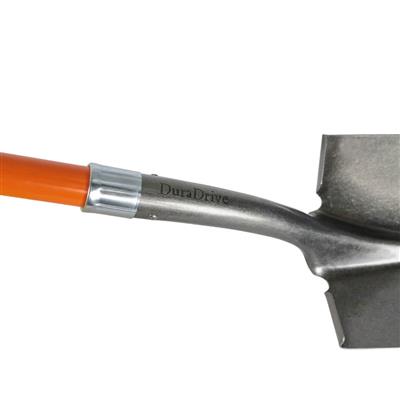 DuraDrive 40 in. Fibreglass D-Handle Round Point Digging Shovel