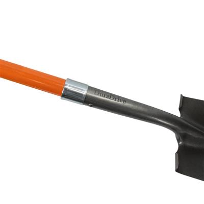 DuraDrive 41 in. Fibreglass D-Handle Garden Spade Shovel