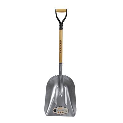 DuraDrive 43 in. Pine Wood D-Grip Aluminum Scoop Shovel